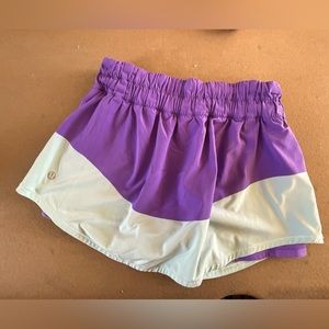 Lulu lemon purple and light blue skirt
